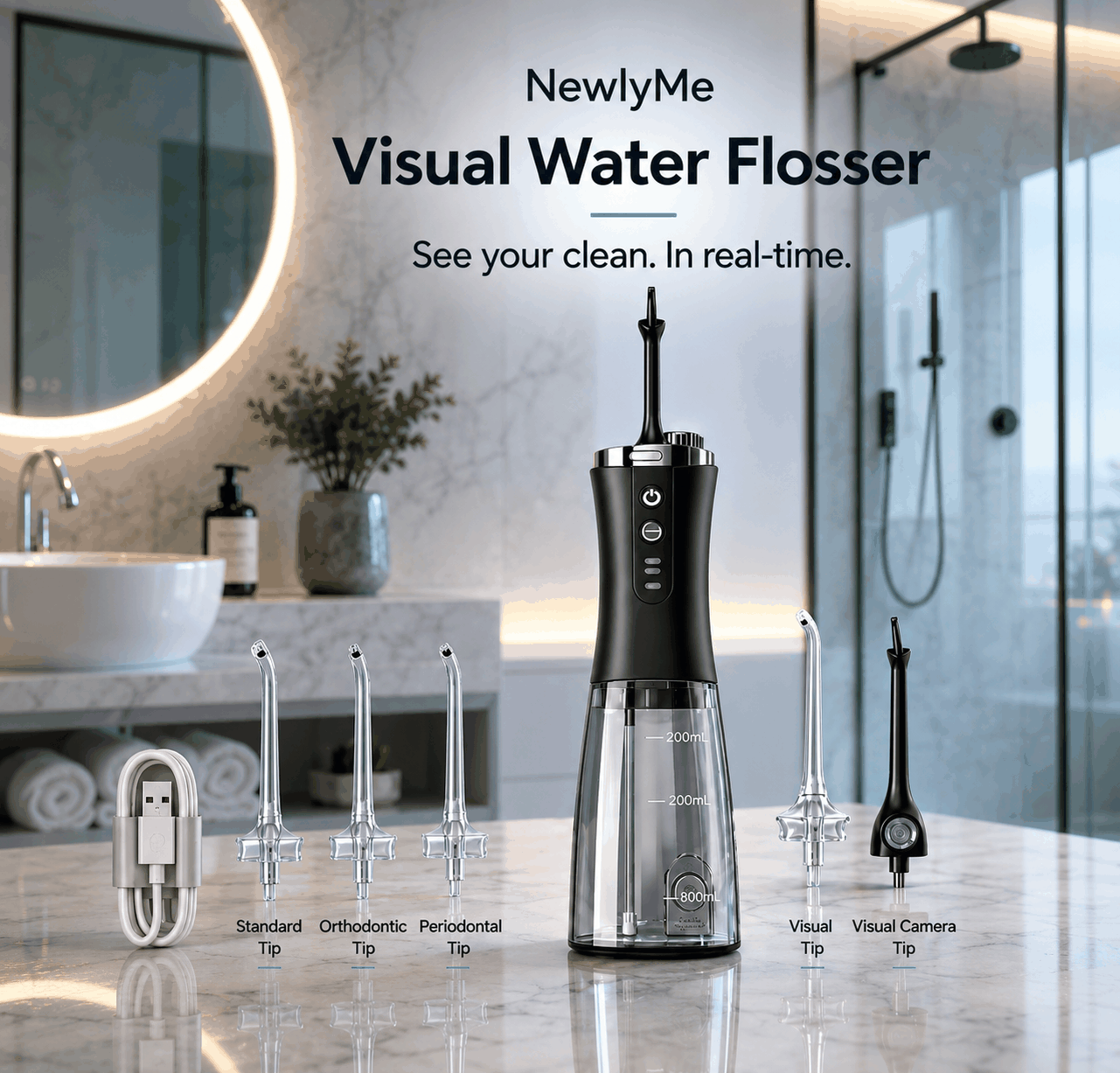 Water Flosser with Camera
