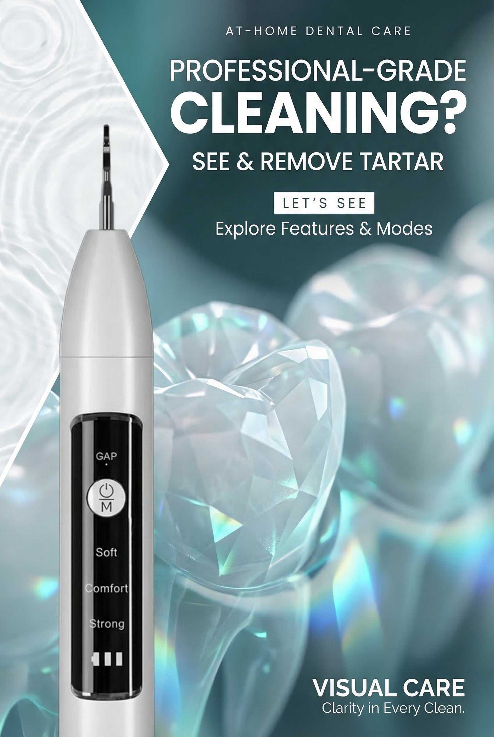 Ultrasonic Teeth Scaling With Camera