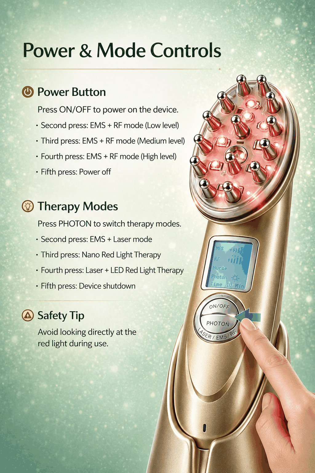 Anti Hair Loss Therapy Comb