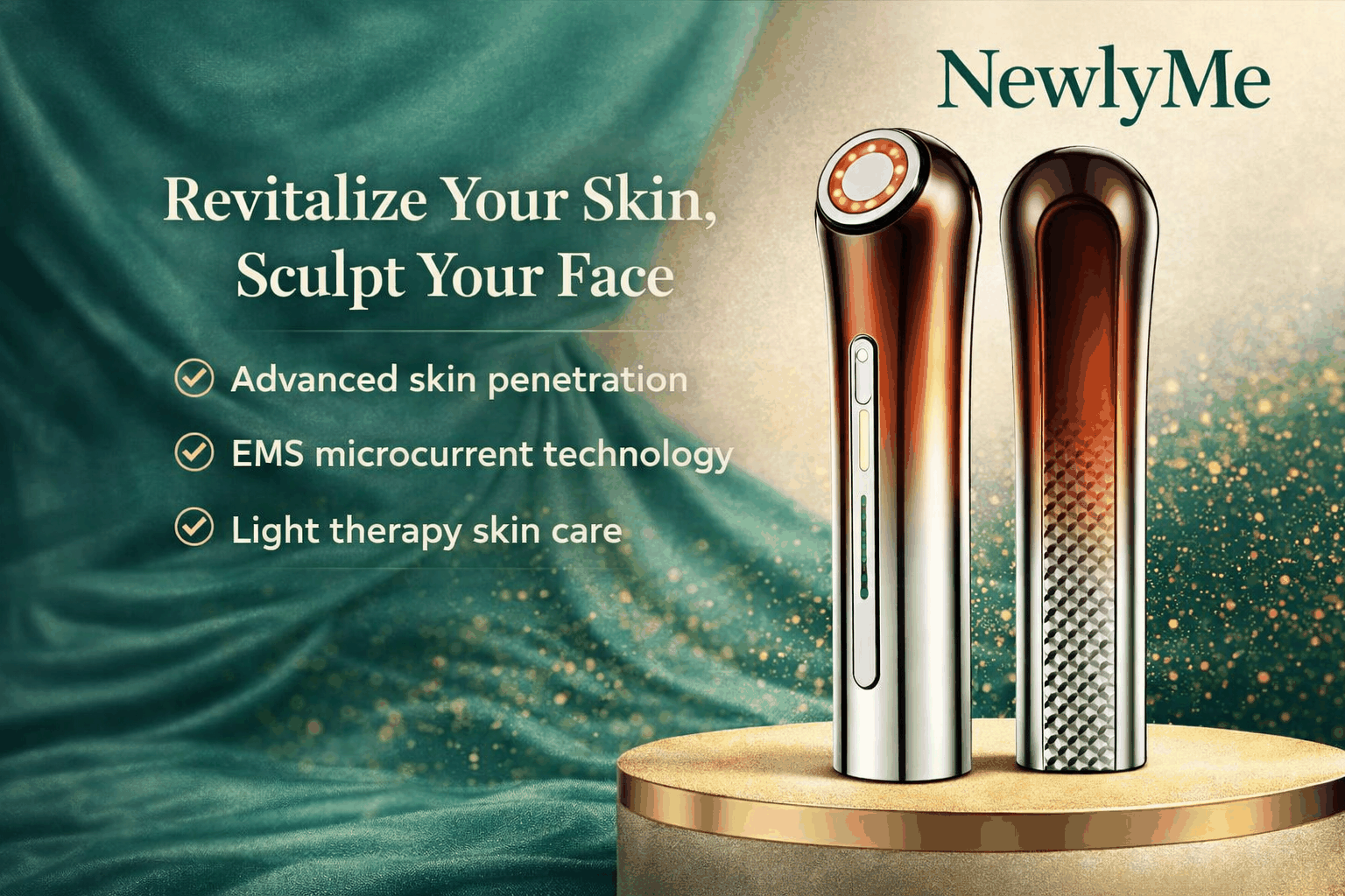 Radio Frequency Anti-Wrinkle Booster device for improving skin firmness and reducing wrinkles