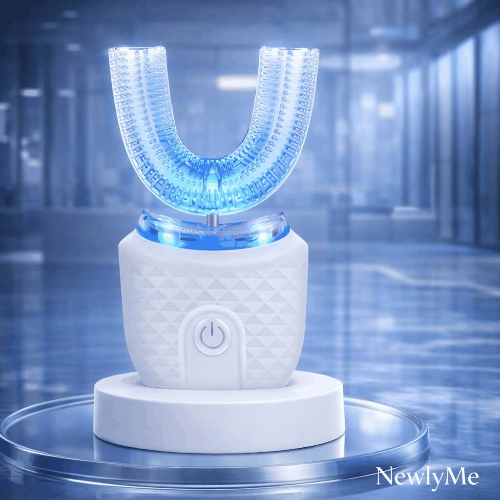 Portable U-shaped electric toothbrush