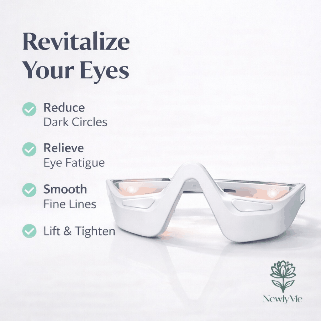 red light for eye bags
