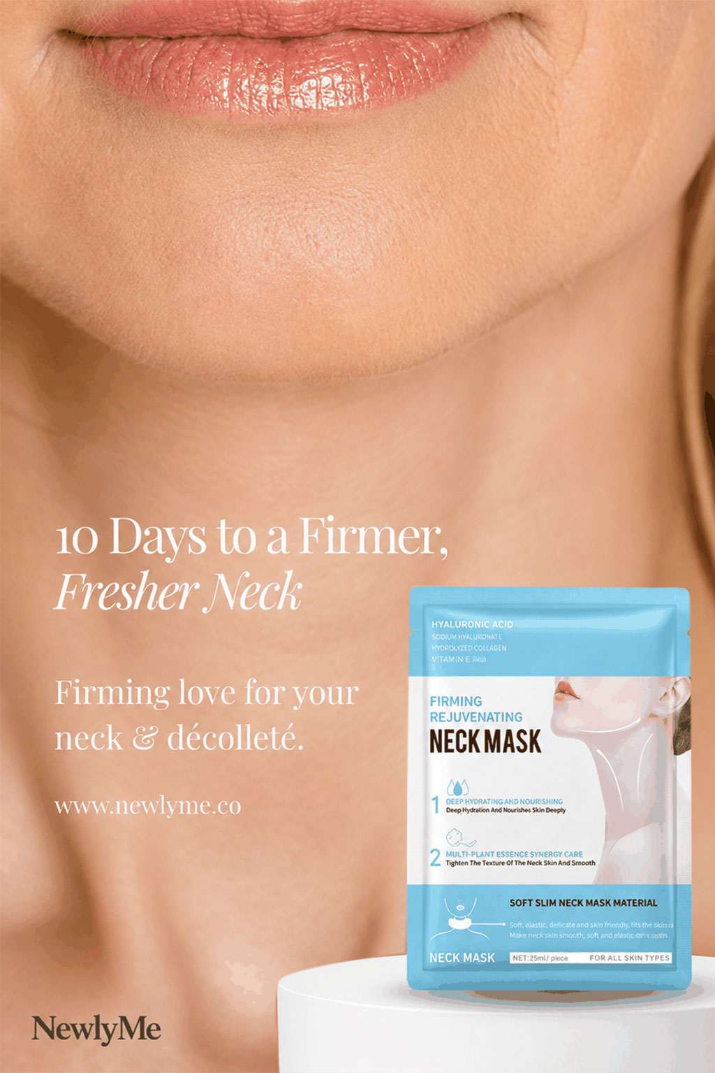 Collagen Firming Neck Masks for tightening and smoothing skin