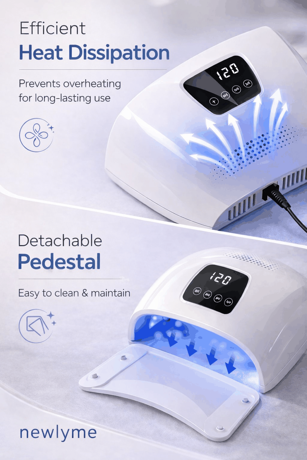 Professional Nail Drying Lamp With Auto Sensor Touch Screen (U.S Plug Only)