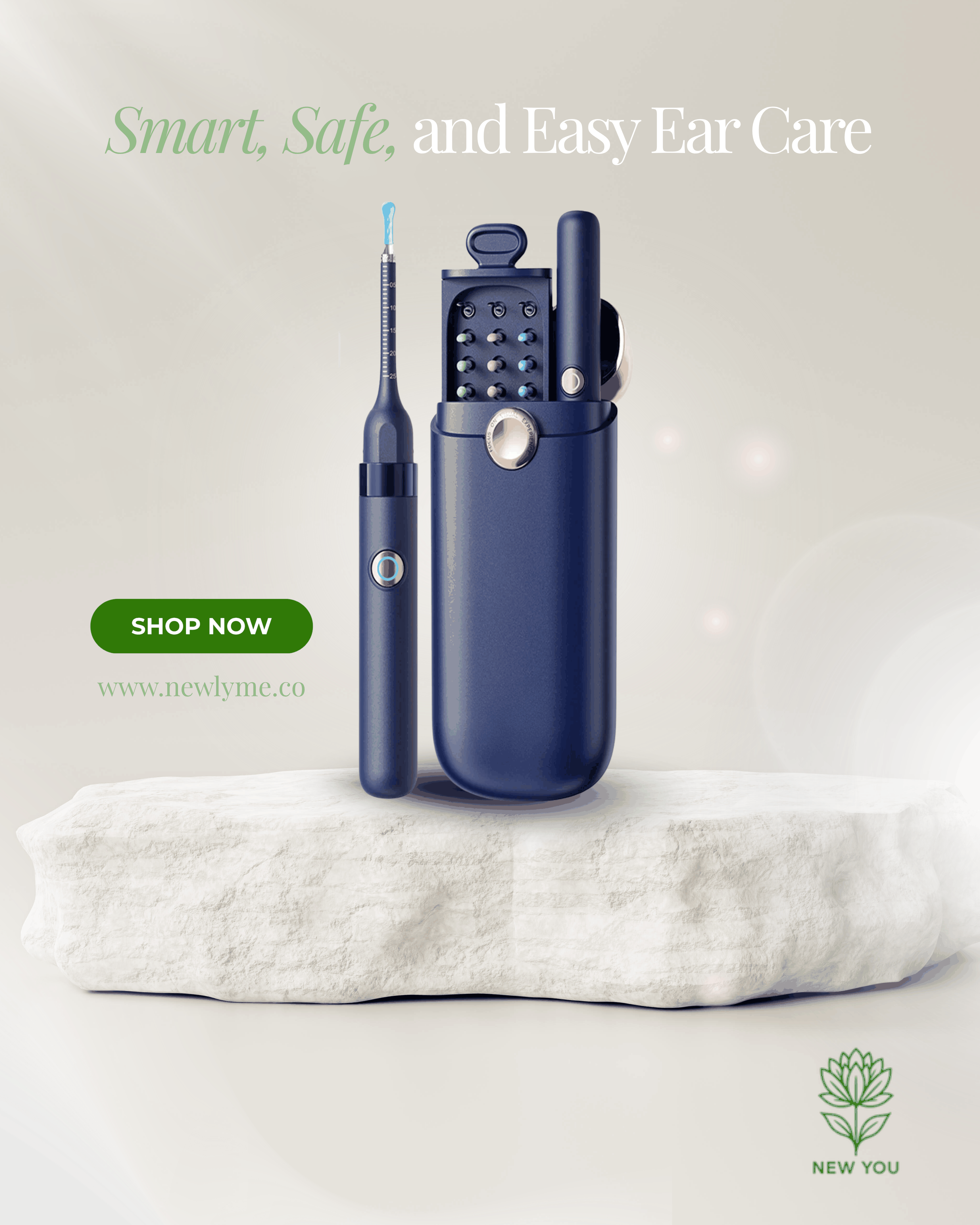 Smart Visual Ear Wax Cleaner with HD camera and ergonomic design for safe ear hygiene