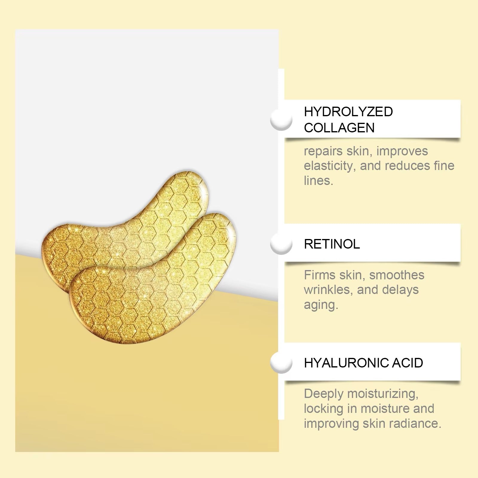 24K Gold Eye Patches