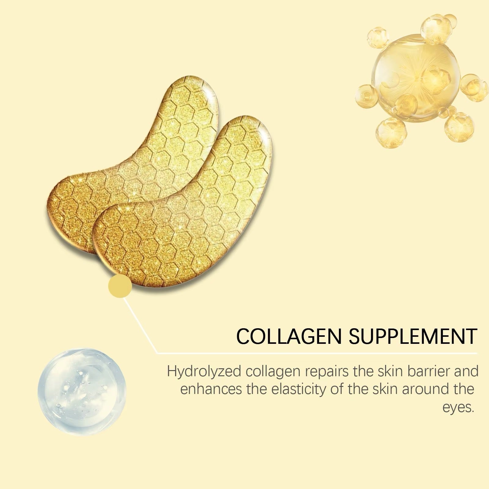 24K Gold Eye Patches