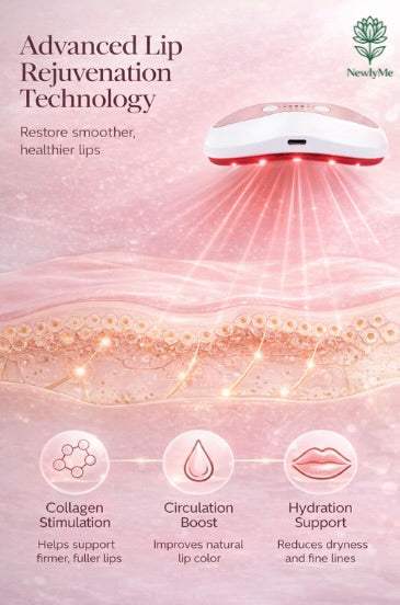 Lip Plumper Red Light Therapy 2 In 1 Lip And Eye Care