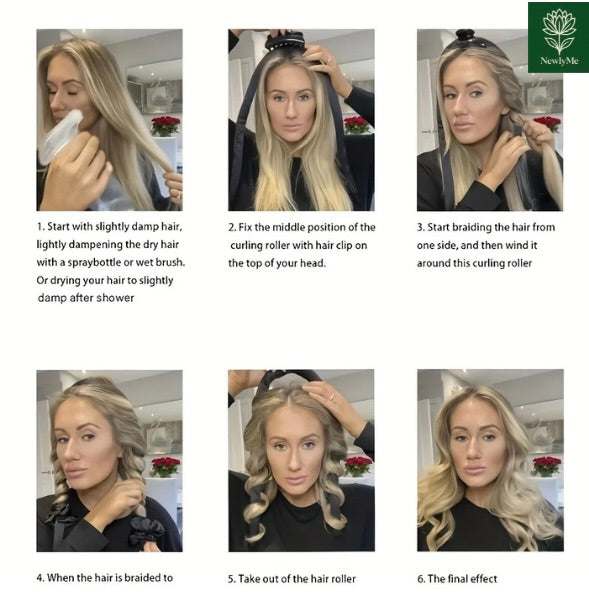 5pcs Styling Heatless Curling Set