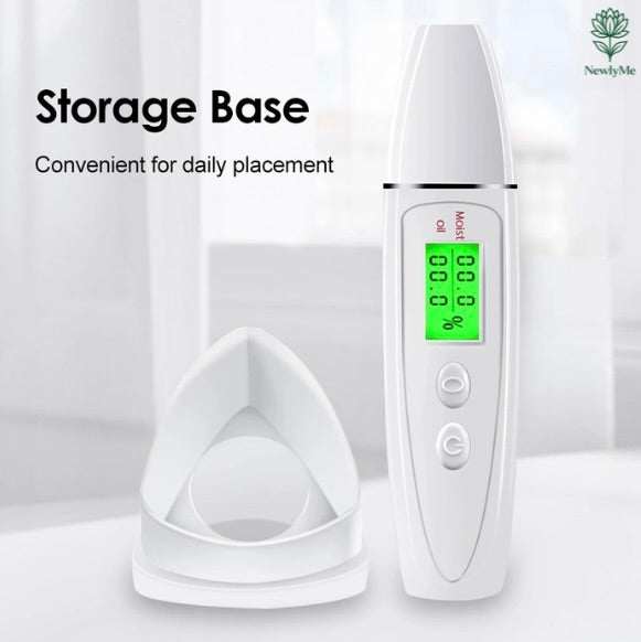 Digital Skin Analyzer device revealing personalized skincare insights for glowing skin