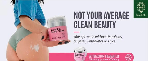 Brazilian Bum Body Cream – Firming & Hydrating Lotion for Smooth, Glowing Skin