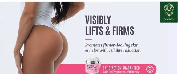 Brazilian Bum Body Cream – Firming & Hydrating Lotion for Smooth, Glowing Skin