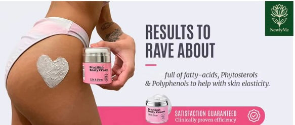 Brazilian Bum Body Cream – Firming & Hydrating Lotion for Smooth, Glowing Skin