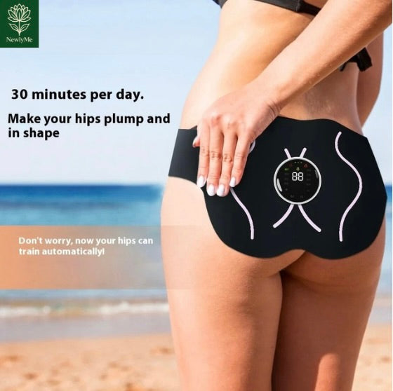 Booty Sculptor device worn on hips for shaping and lifting curves