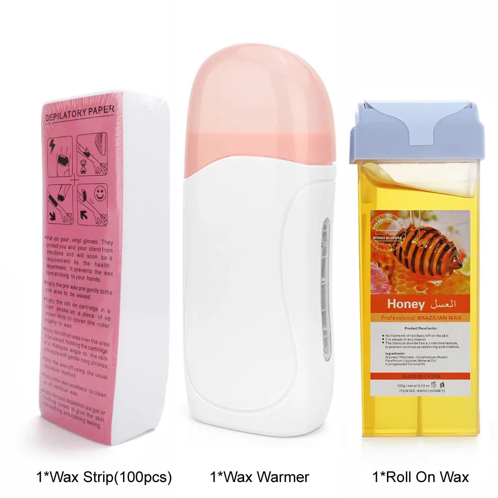 Hair Removal Wax Refill Soft Wax Roller Cartridge