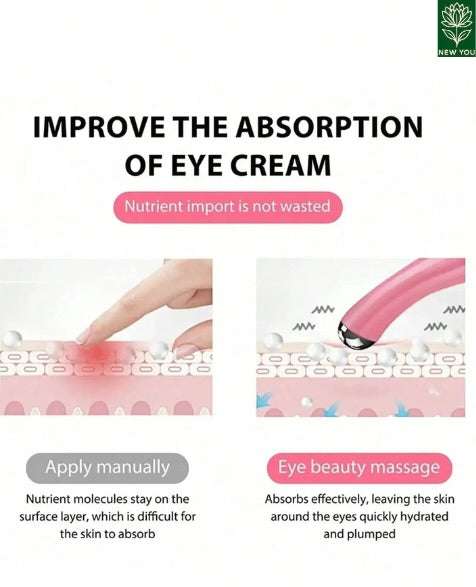 Electric Eye Massager Pen (White Only)