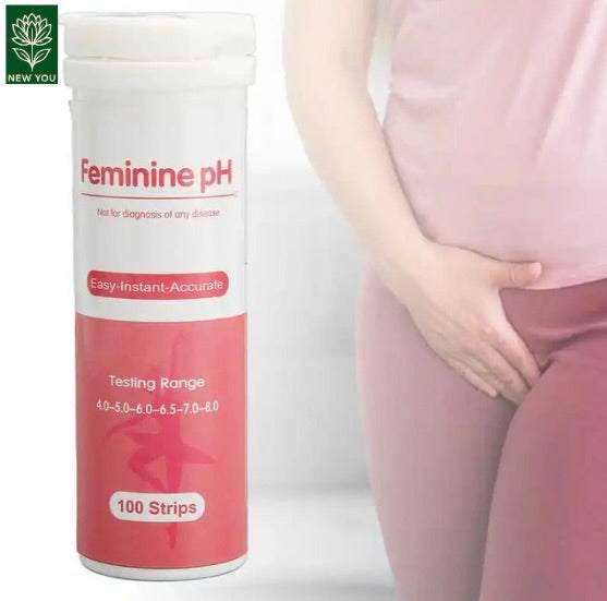 Women’s Vaginal pH Test Strips – Accurate At-Home Feminine Health Testing for BV, Yeast & pH Imbalance