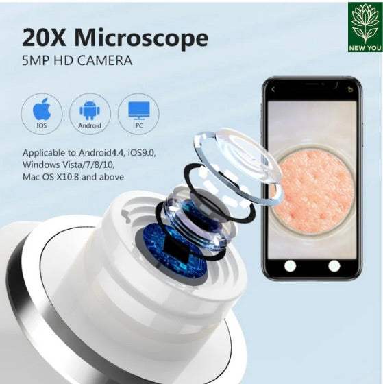 Multifunctional Beauty Cleaner – App Control & Visual Pore Camera