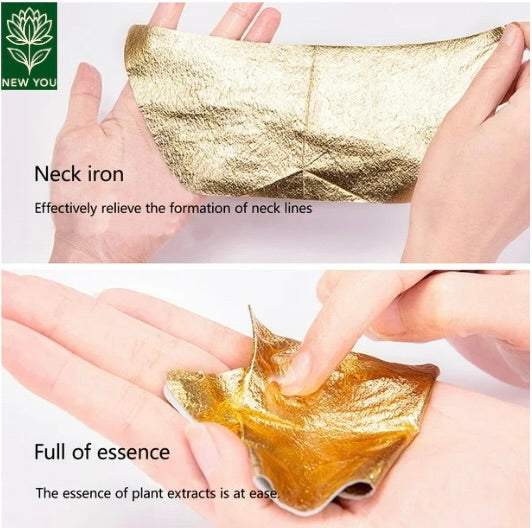 Gold Firming Neck Mask 10 Pcs
