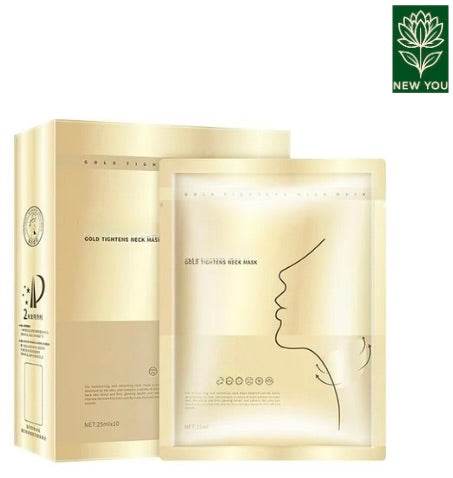 Gold Firming Neck Mask 10 Pcs