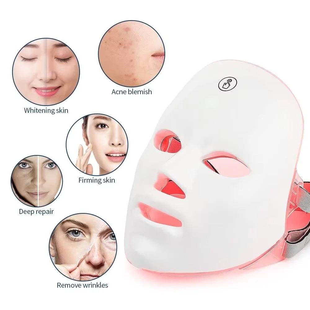7 Color Photodynamic Therapy Face Mask