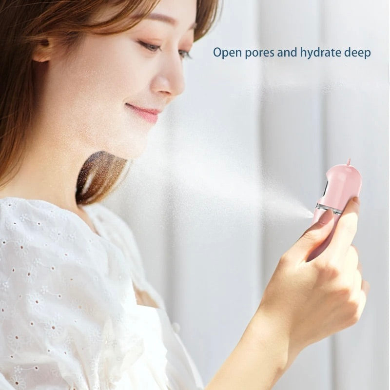 Portable Handheld Hydrating Face Moisturizing Steamer