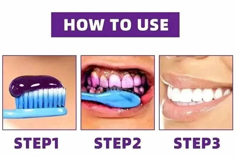 Purple Teeth Whitening Toothpaste