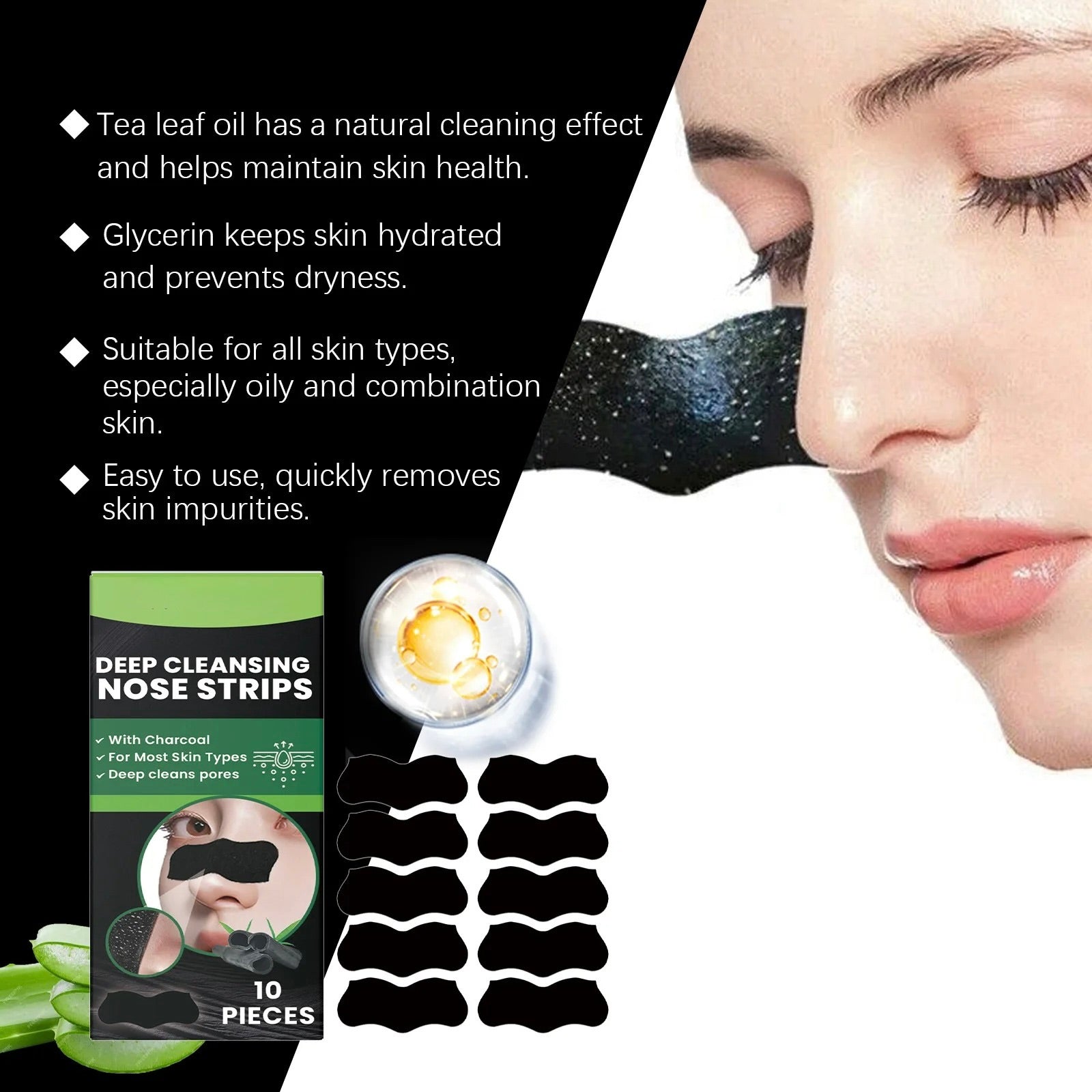 Charcoal Peel-Off Mask for Blackhead Removal – Deep Cleansing Facial Mask for Clear, Smooth Skin