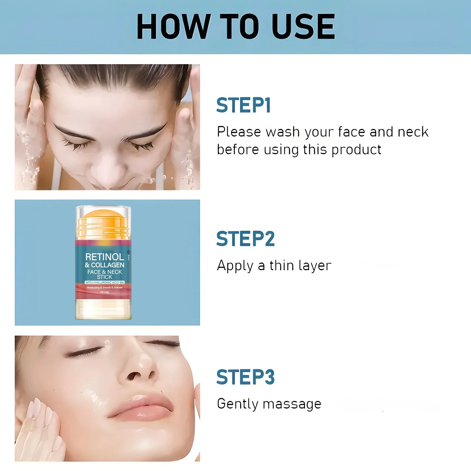 Face & Neck Collagen/ Retinol Stick