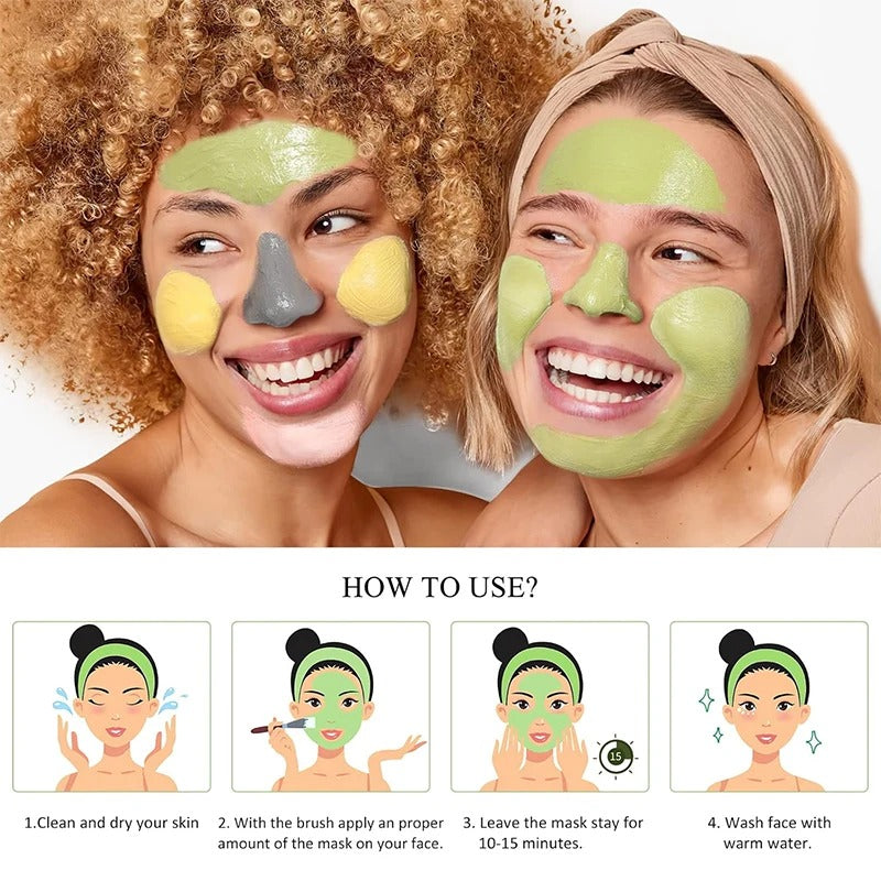Clay Facial Mask Set