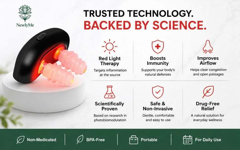red light nasal laser therapy