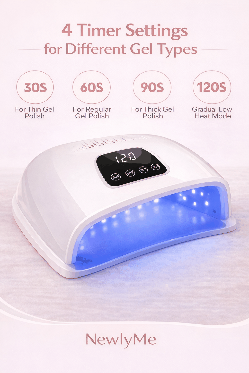 Professional Nail Drying Lamp With Auto Sensor Touch Screen (U.S Plug Only)