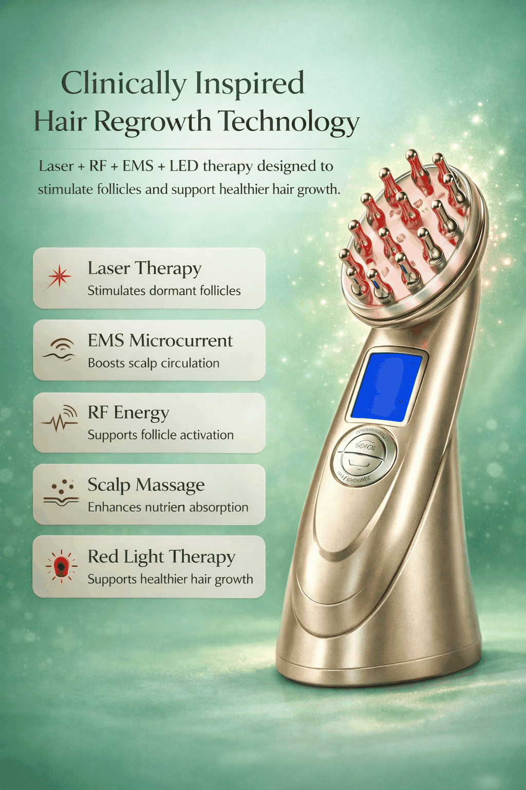 Anti Hair Loss Therapy Comb
