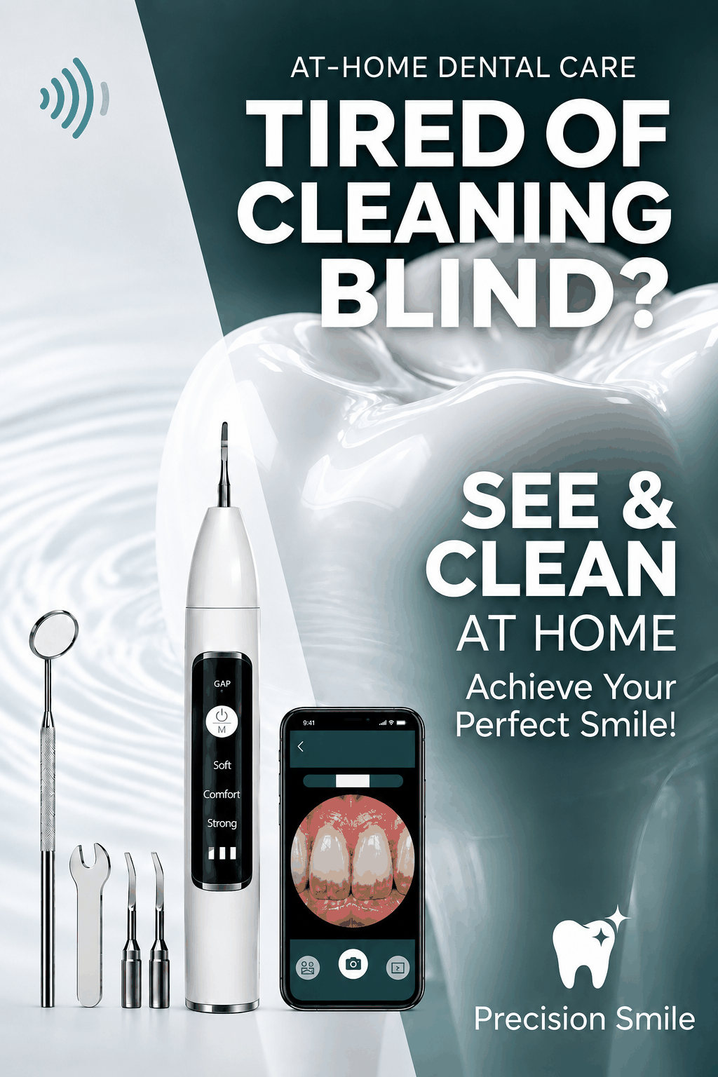 Ultrasonic Teeth Scaling With Camera
