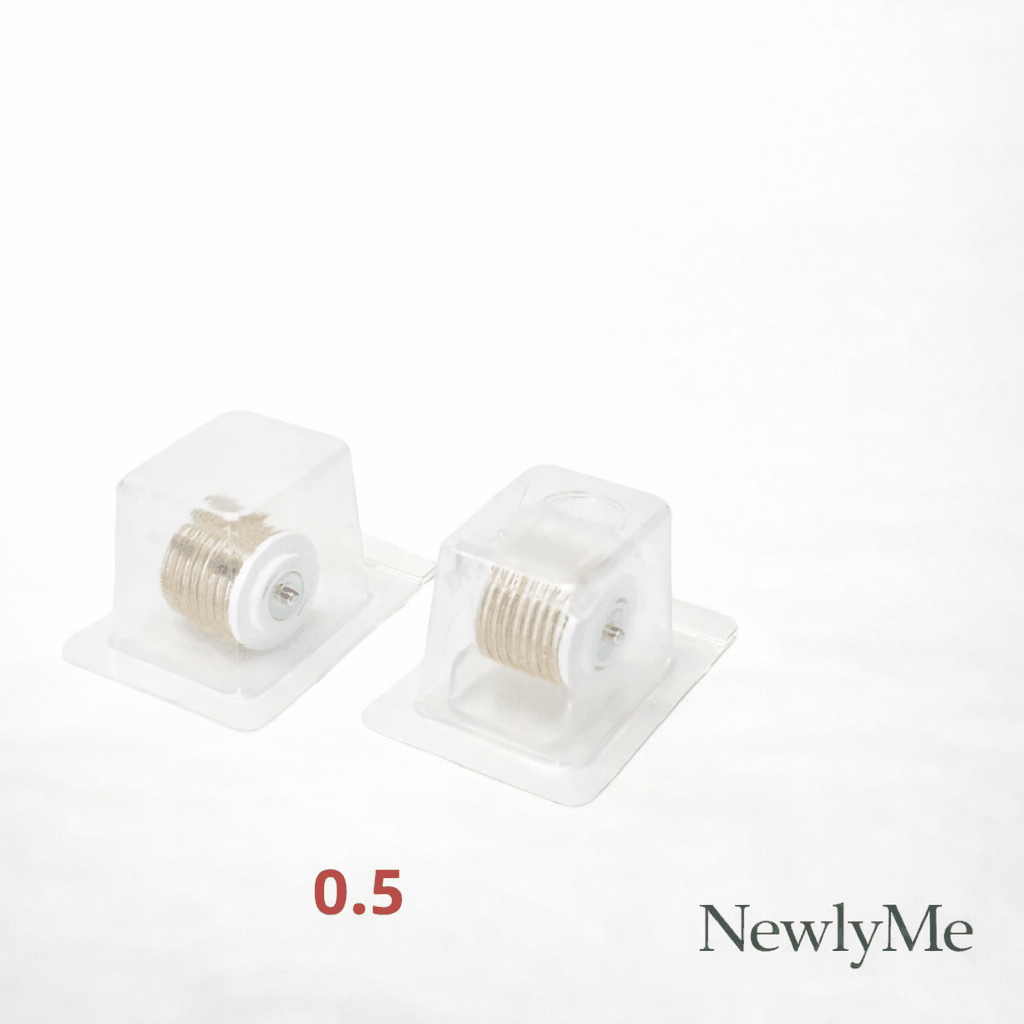 EMS Derma Roller replacement wheels with precision microneedles for skincare