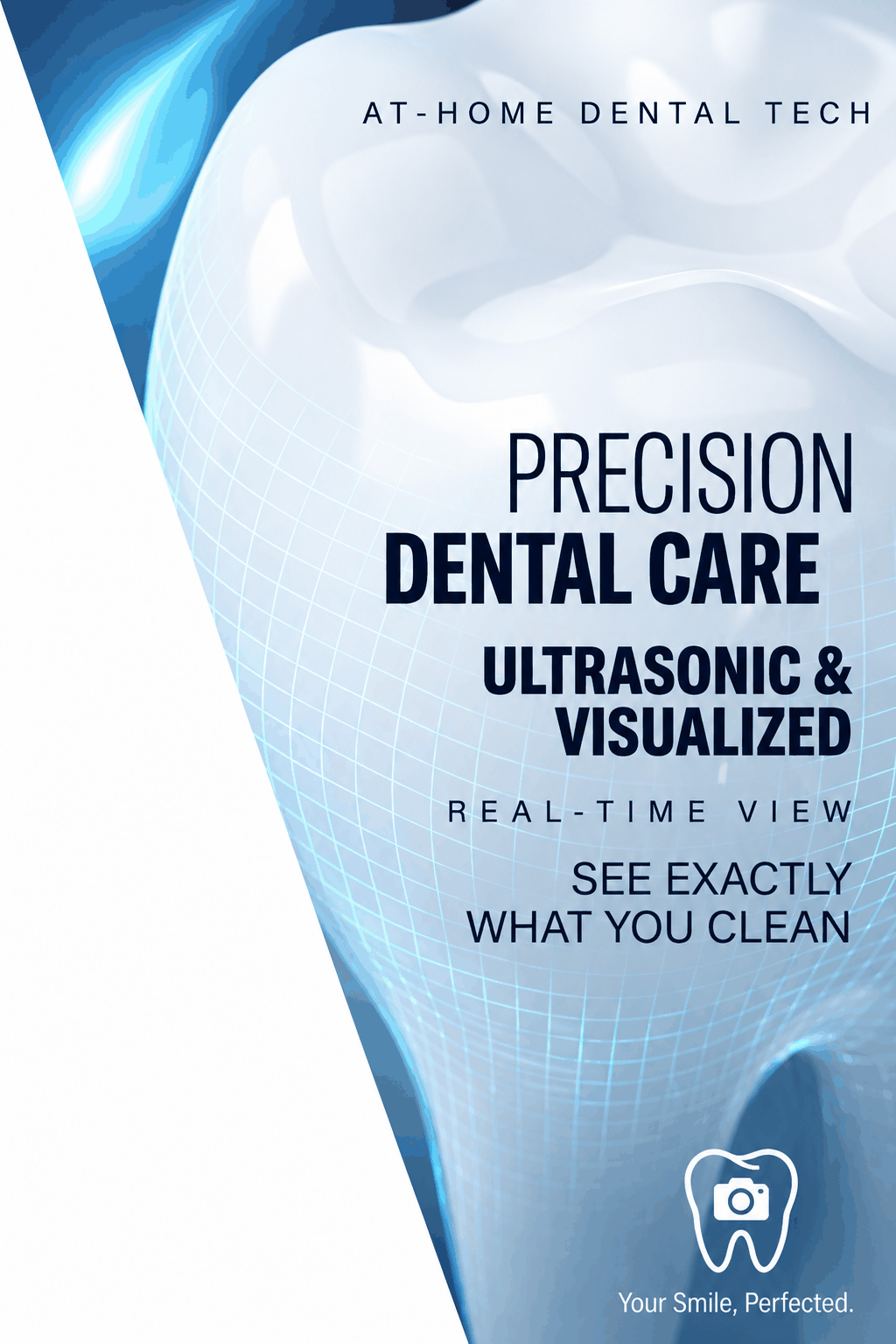 Ultrasonic Teeth Scaling With Camera for Professional Dental Cleaning
