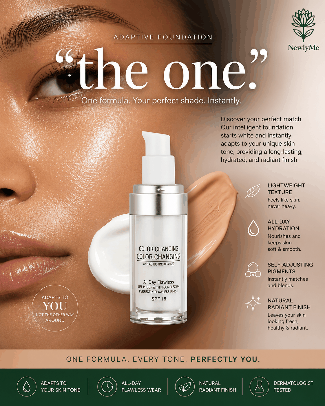 Color Changing  Foundation