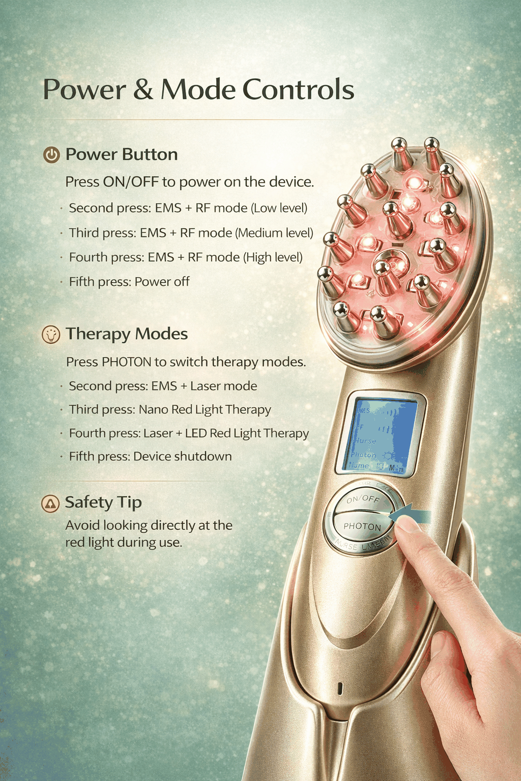 Anti Hair Loss Therapy Comb