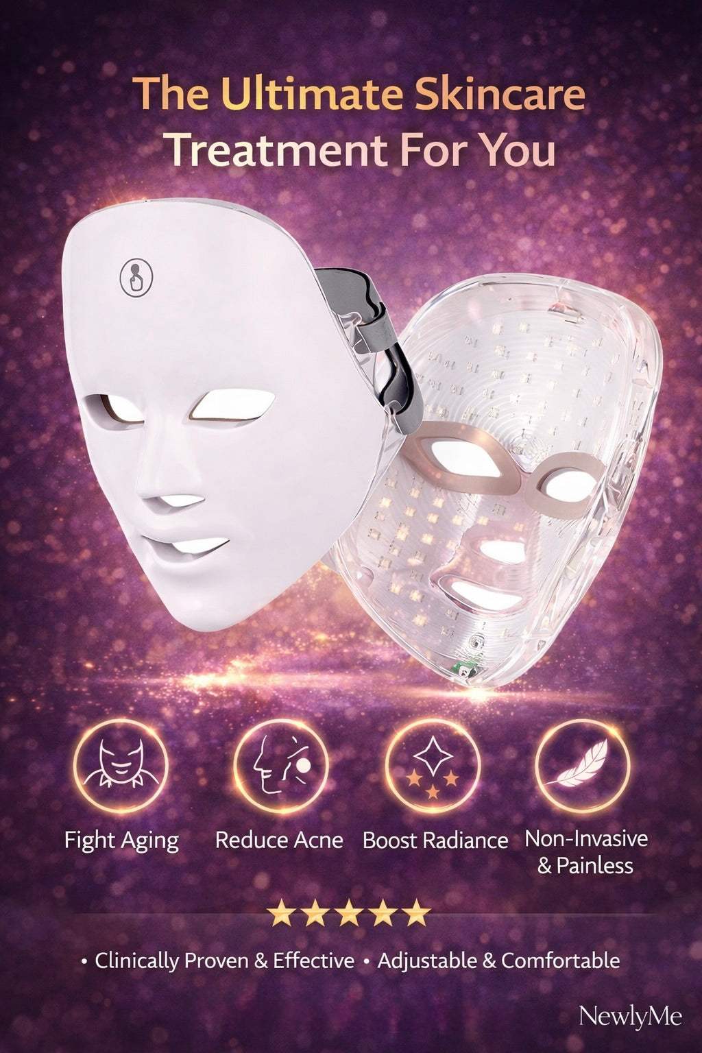 7 Color Photodynamic Therapy Face Mask