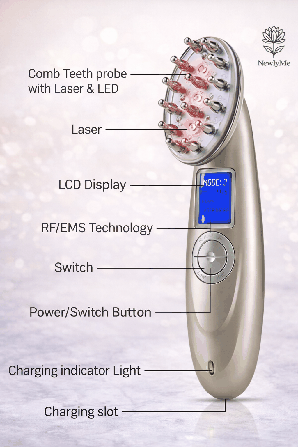 Anti Hair Loss Therapy Comb