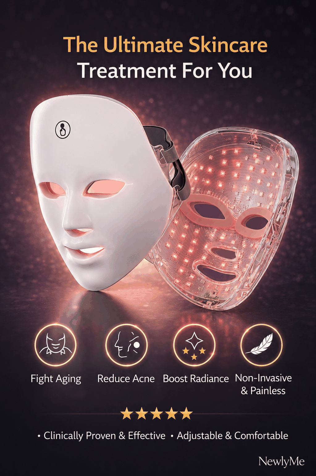 7 Color Photodynamic Therapy Face Mask