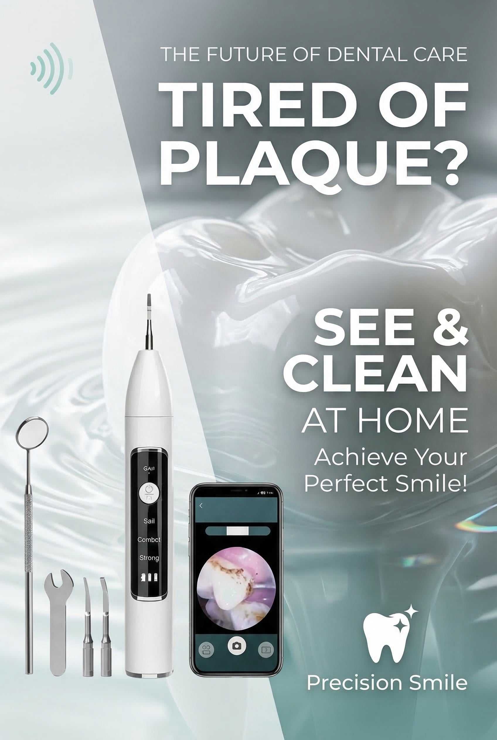 Ultrasonic Teeth Scaling With Camera