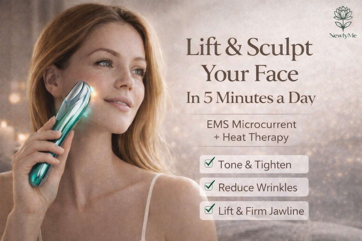 Eye Bags Massager reducing puffiness and brightening eyes