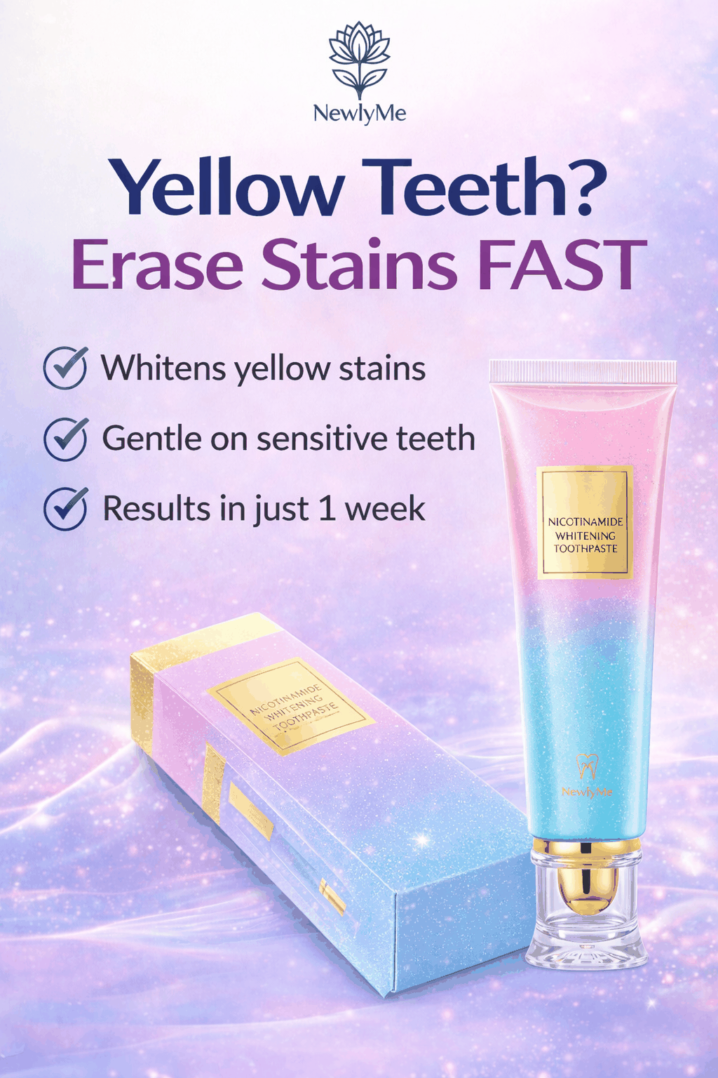 TiK ToK Viral Whitening Toothpaste