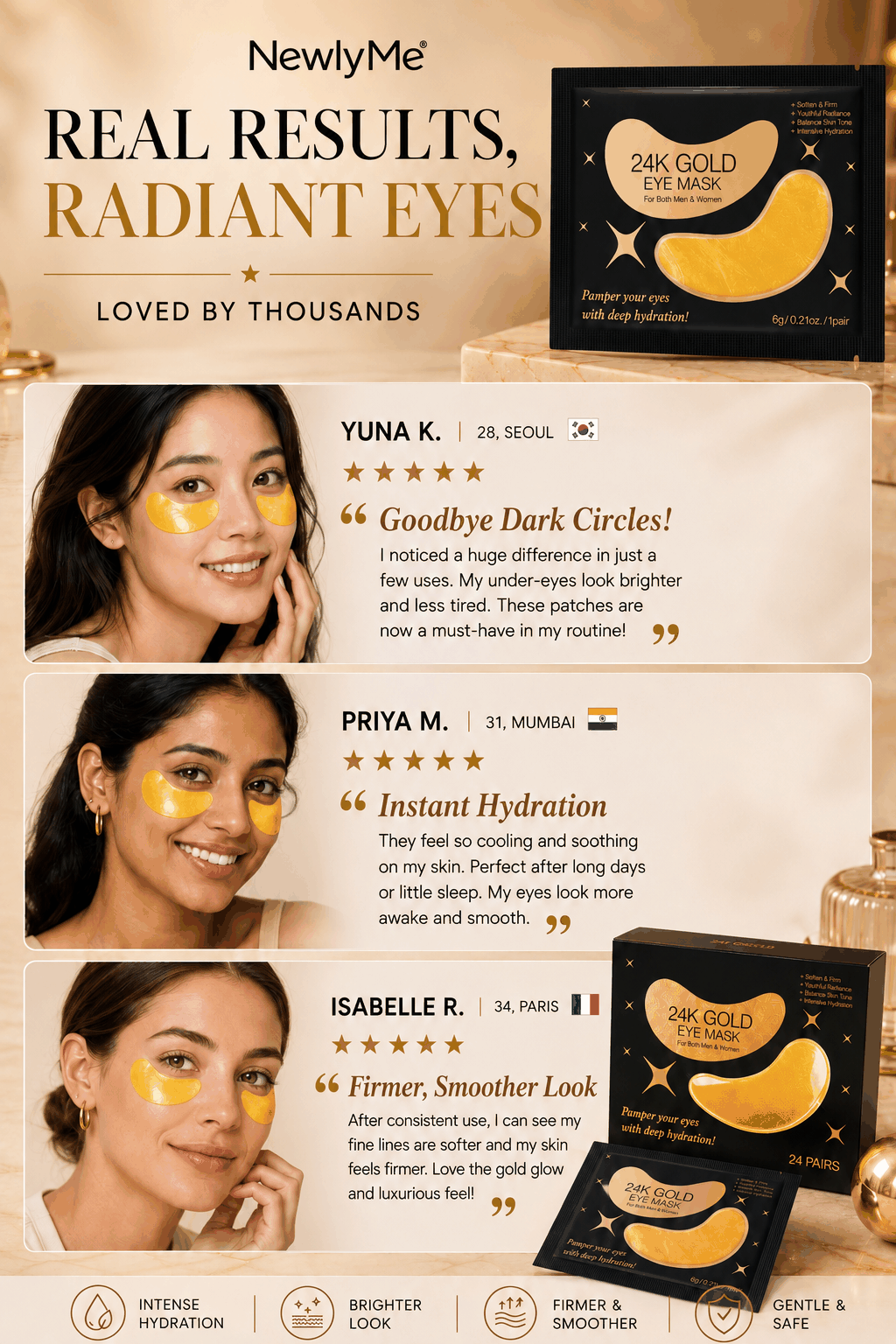 Gold Under-Eye Treatments