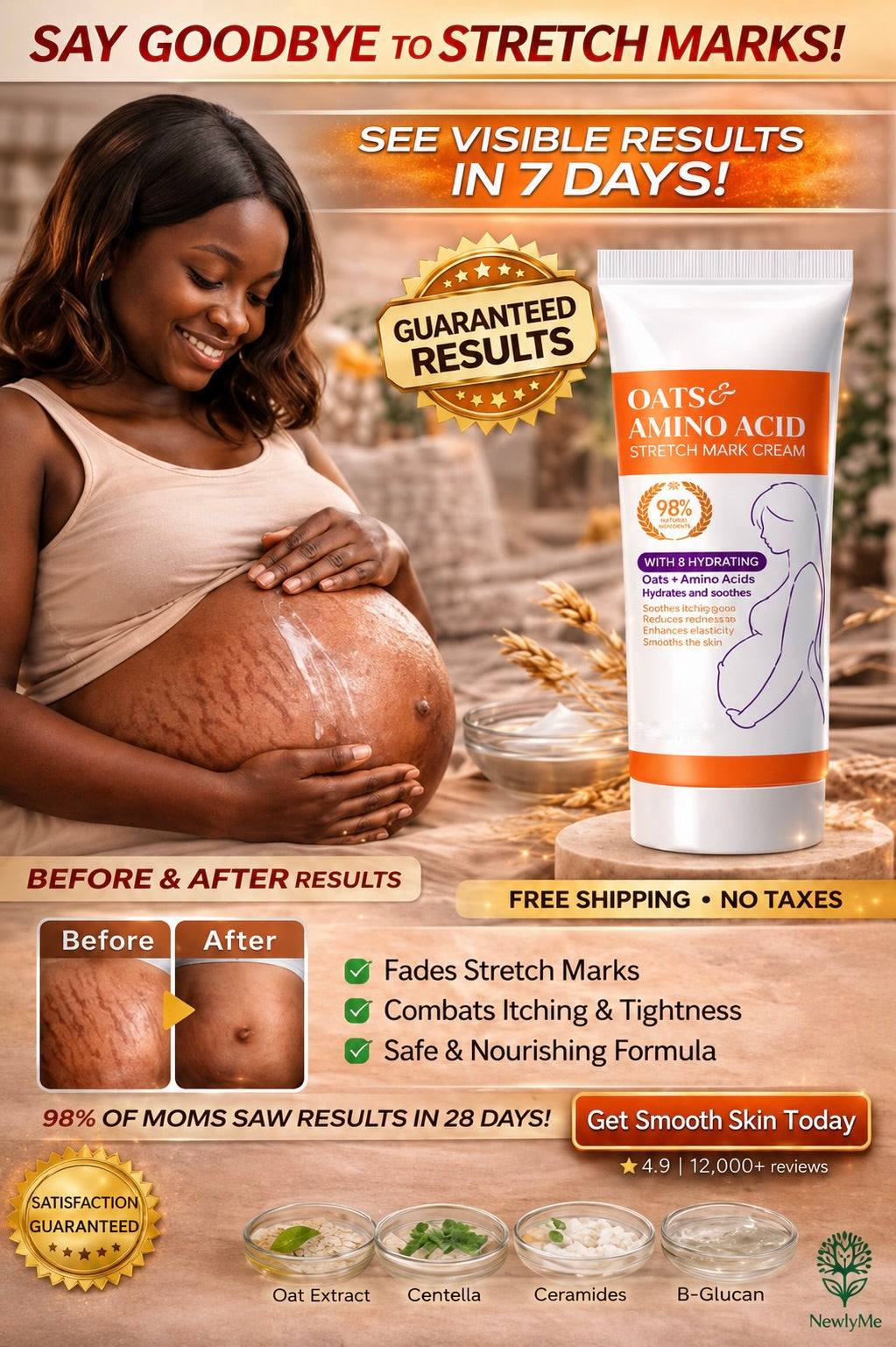Permanent Stretch Marks Removal Cream