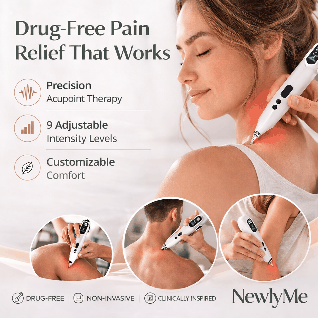 Acupuncture pen with digital display for precise acupressure therapy and pain relief