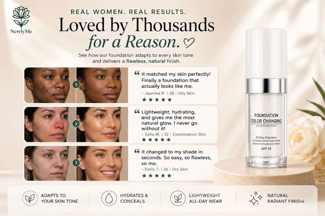 Color Changing  Foundation