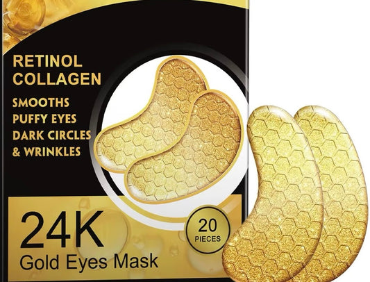 24K Gold Eye Patches