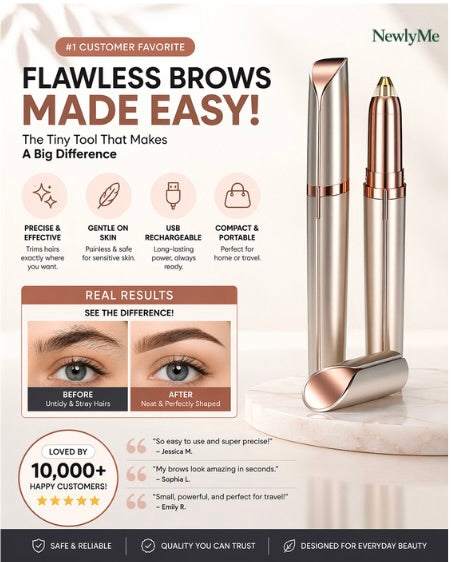 Smart Electric Eyebrow Trimmer Pen